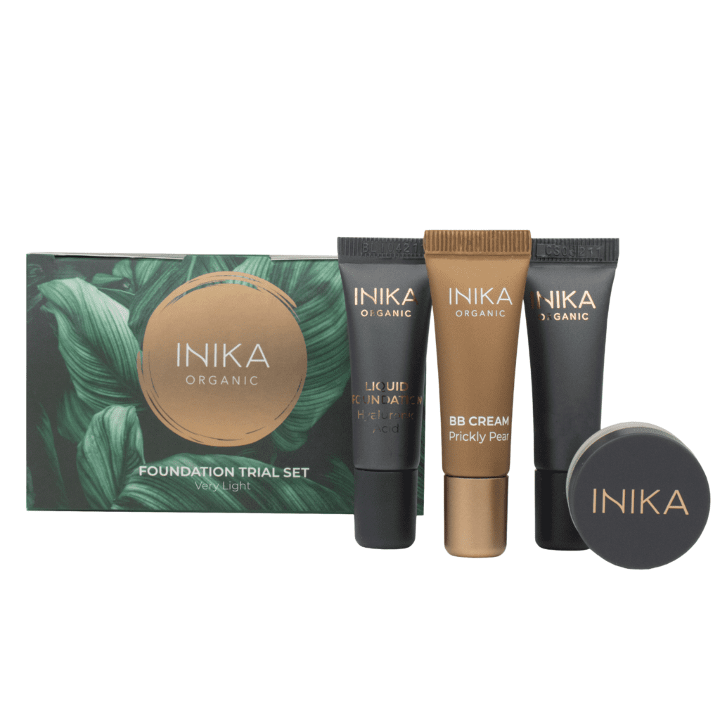 INIKA ORGANIC MAKIAŽO PAGRINDŲ BANDOMASIS RINKINYS - Very Light