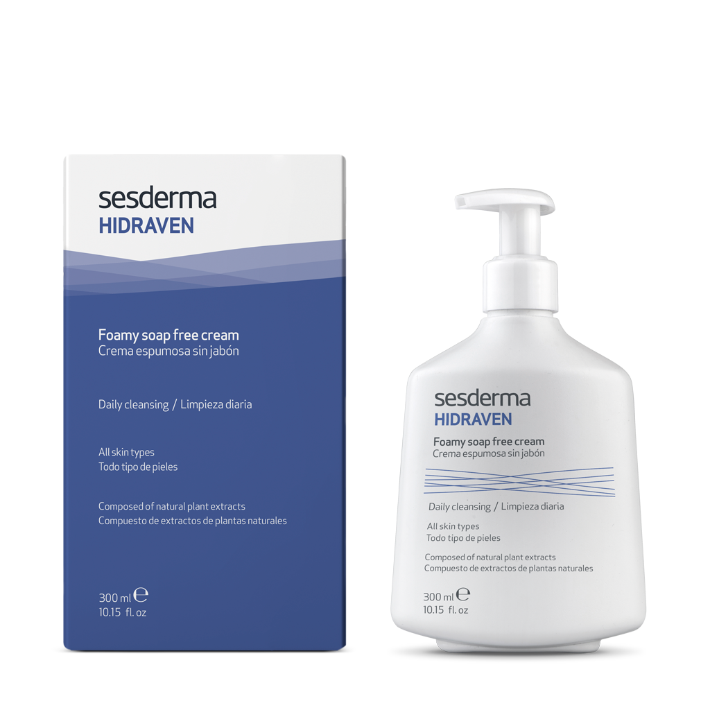 hidraven-bemuilis-putojantis-prausiklis-300-ml-202008101338551 SESDERMA HIDRAVEN BEMUILIS PUTOJANTIS PRAUSIKLIS, 300 ml