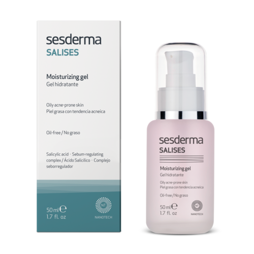 SESDERMA SALISES DRĖKINAMASIS GELIS Į AKNĘ LINKUSIAI ODAI, 50 ml