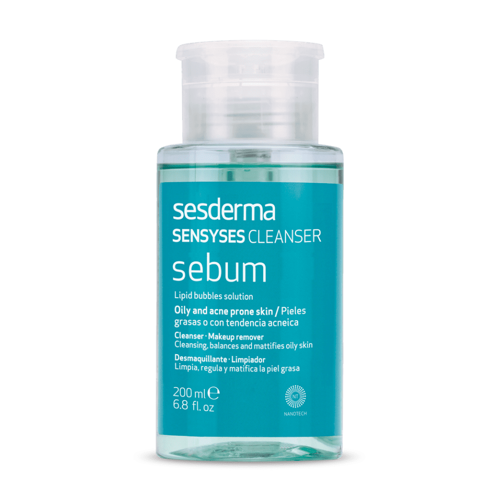 SESDERMA SENSYSES SEBUM LIPOSOMINIS VALIKLIS MIŠRIAI IR RIEBIAI ODAI, 200 ml