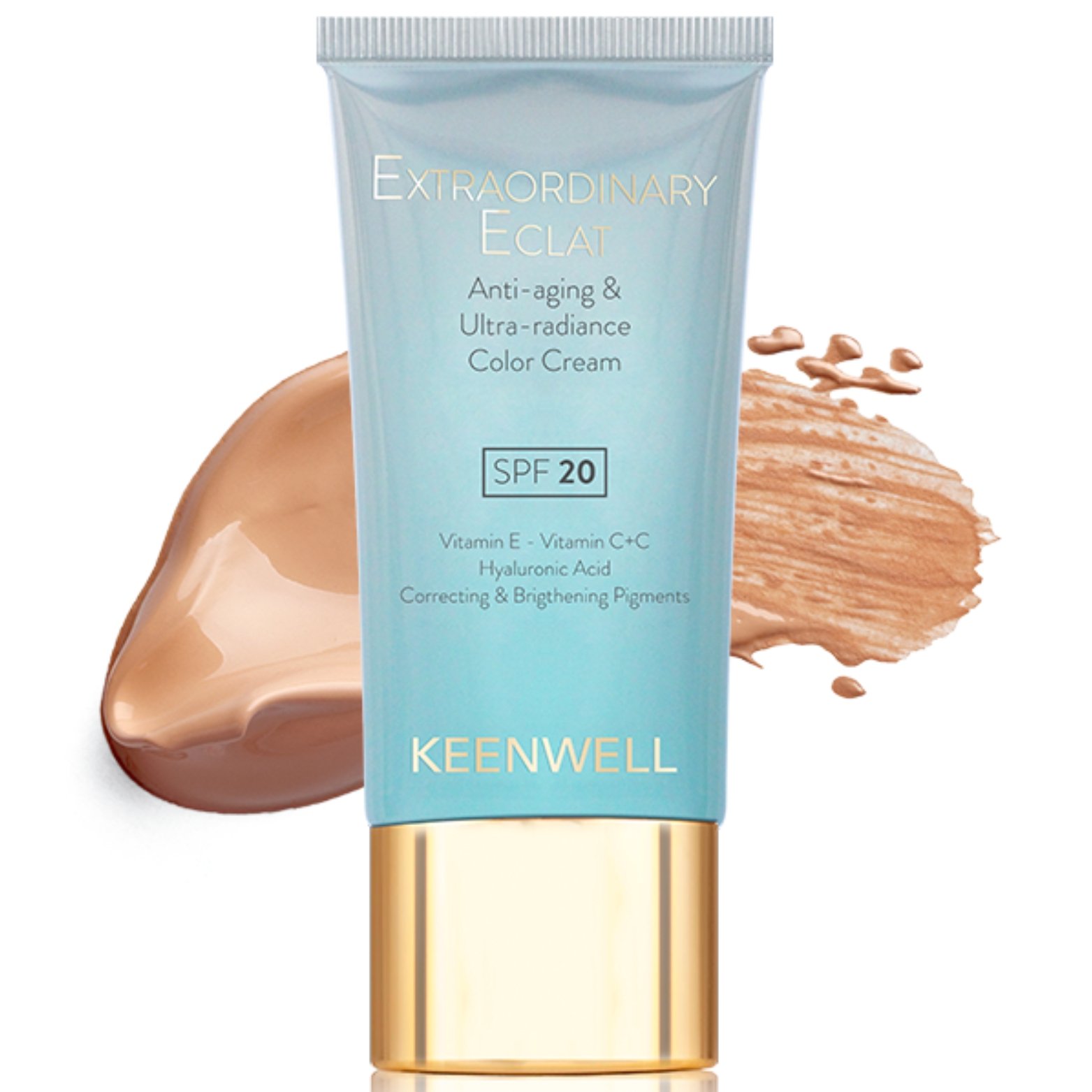 xr:d:DAFATkAzBDA:3580,j:5616387911199787313,t:23080912 Keenwell Extraordinary Eclat EE SPF 20 (Nr. 2), 40 ml - Image 1