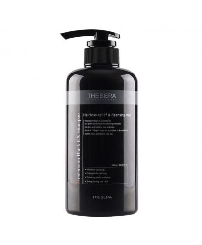 THESERA ROOTENSION BLACK EX ŠAMPŪNAS, 500 ML