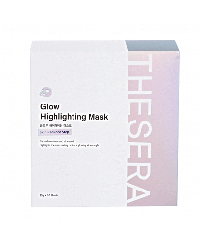 THESERA GLOW ŠVYTĖJIMO SUTEIKIANTI VEIDO KAUKĖ, 10x25 G
