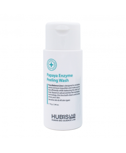 Hubislab Pure Balance veido šveitiklis su papajos fermentais, 70 g
