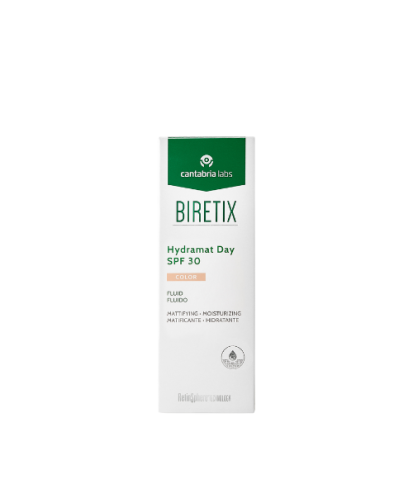 BIRETIX HYDRAMAT DAY SPF 30 FLUIDAS SU SPALVA, 50 ML