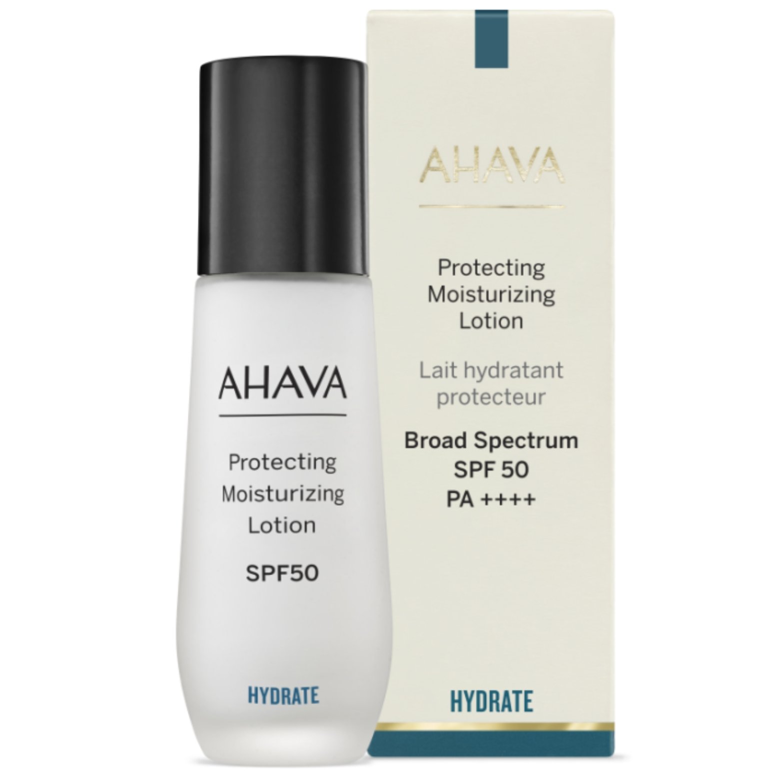 ahava-protecting-moisturizing-lotion-spf50-50ml.jpg AHAVA Hydrate apsauginis drėkinantis veido losjonas SPF50, 50 ml - Image 1