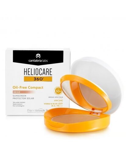 HELIOCARE 360 OIL-FREE APSAUGINĖ KOMPAKTINĖ PUDRA SPF50, 10 G (Beige)