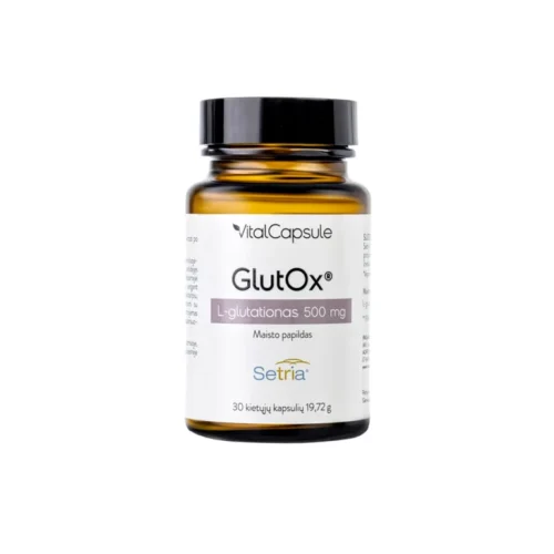GlutOx® L-glutationas 500 mg – maisto papildas