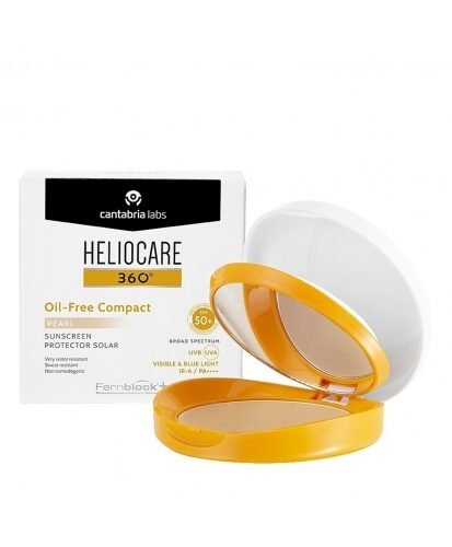 HELIOCARE 360 OIL-FREE APSAUGINĖ KOMPAKTINĖ PUDRA SPF50, 10 G (Pearl)