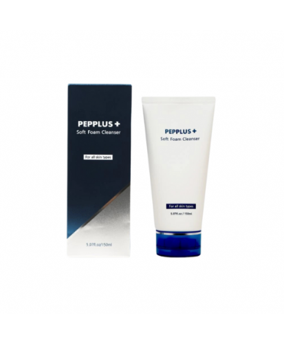 PEPPLUS ŠVELNUS KREMINIS VEIDO PRAUSIKLIS SU PEPTIDAIS, 150 ML
