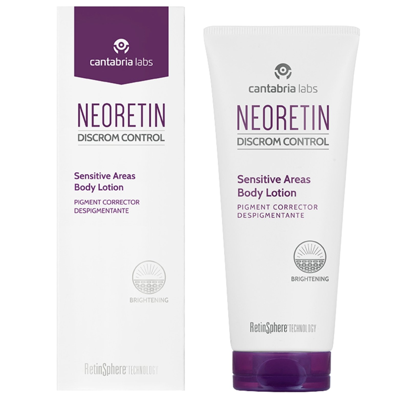 cantabria-labs-neoretin-dc-sensitive-areas-body-lotion-100ml.jpg Neoretin DC šviesinantis kūno losjonas jautrioms zonoms, 100 ml - Image 1