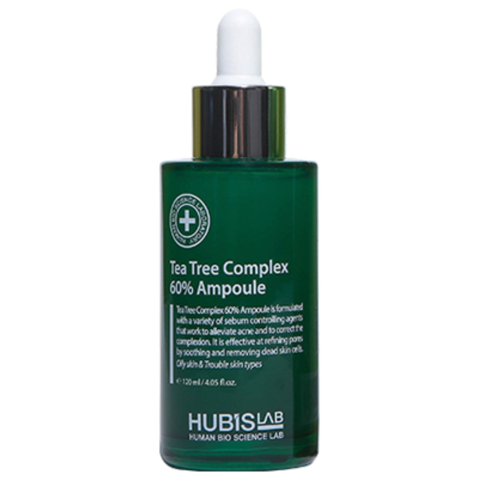 hubislab-ampule-su-60-arbatmedzio-kompleksu-120-ml.jpg Hubislab ampulė su 60% arbatmedžio kompleksu, 120 ml - Image 1