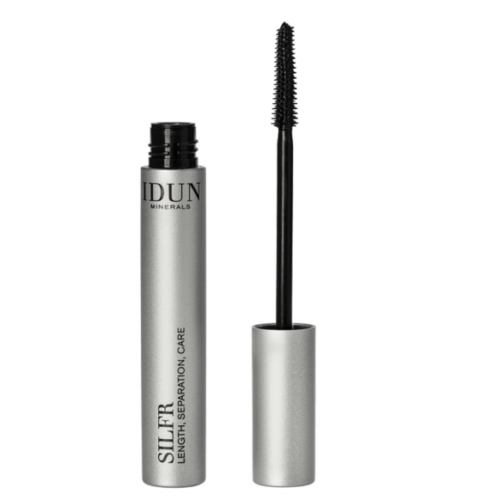 IDUN Minerals ilginantis ir blakstienas atskiriantis tušas, juodos spalvos Silfr