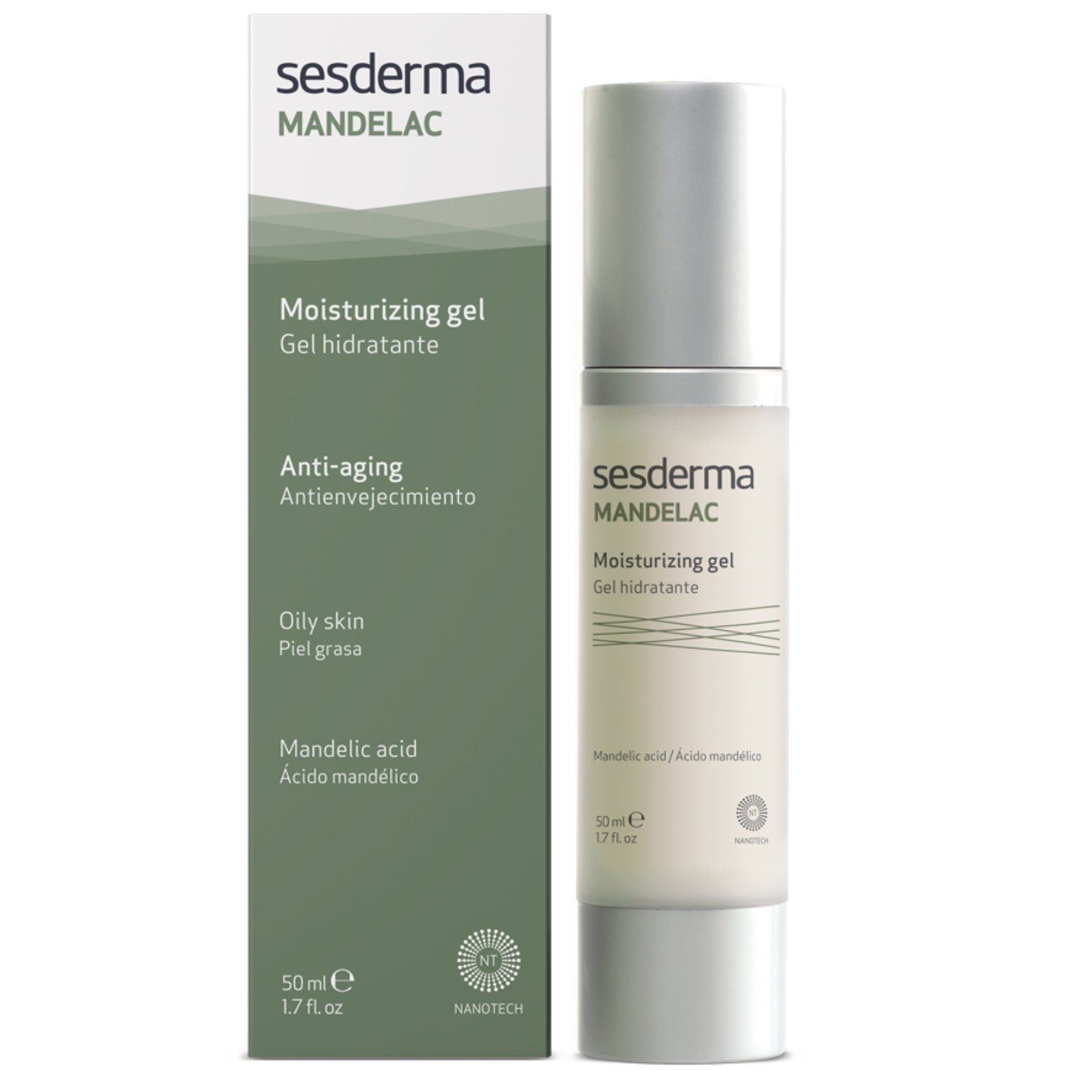 xr:d:DAFATkAzBDA:3872,j:4615468665209240645,t:23100412 SESDERMA MANDELAC DRĖKINAMASIS GELIS JAUTRIAI ODAI, 50 ML