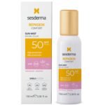 Sesderma Repaskin Comfort apsauginė veido dulksna nuo saulės su pelargonijų aromatu SPF 50, 100 ml