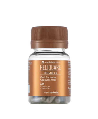 Heliocare Oral Bronze maisto papildas, 60 kapsulių