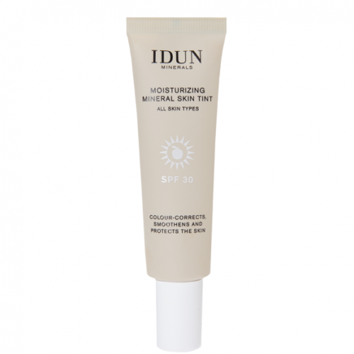 IDUN Minerals drėkinamasis veido kremas su atspalviu SPF 30