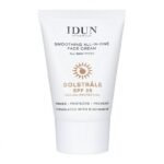 IDUN Minerals glotinamasis veido kremas ALL IN ONE su niacinamidu, visų tipų odai, SPF 25, 30 ml