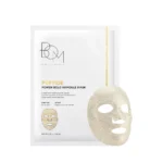 BOM Peptide Power Gold Ampoule Mask - lakštinių veido kaukių dėžutė, 5 vnt - Image 3
