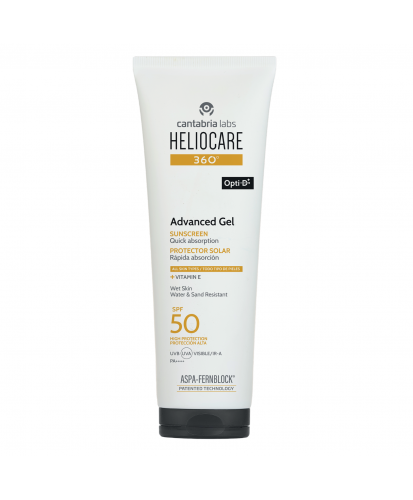 Heliocare 360 Advanced gelis SPF 50, 250 ml