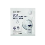 Sur.Medic™ Super Glutathione 100™ skaistinamoji lakštinė veido kaukė, 1 × 30 g