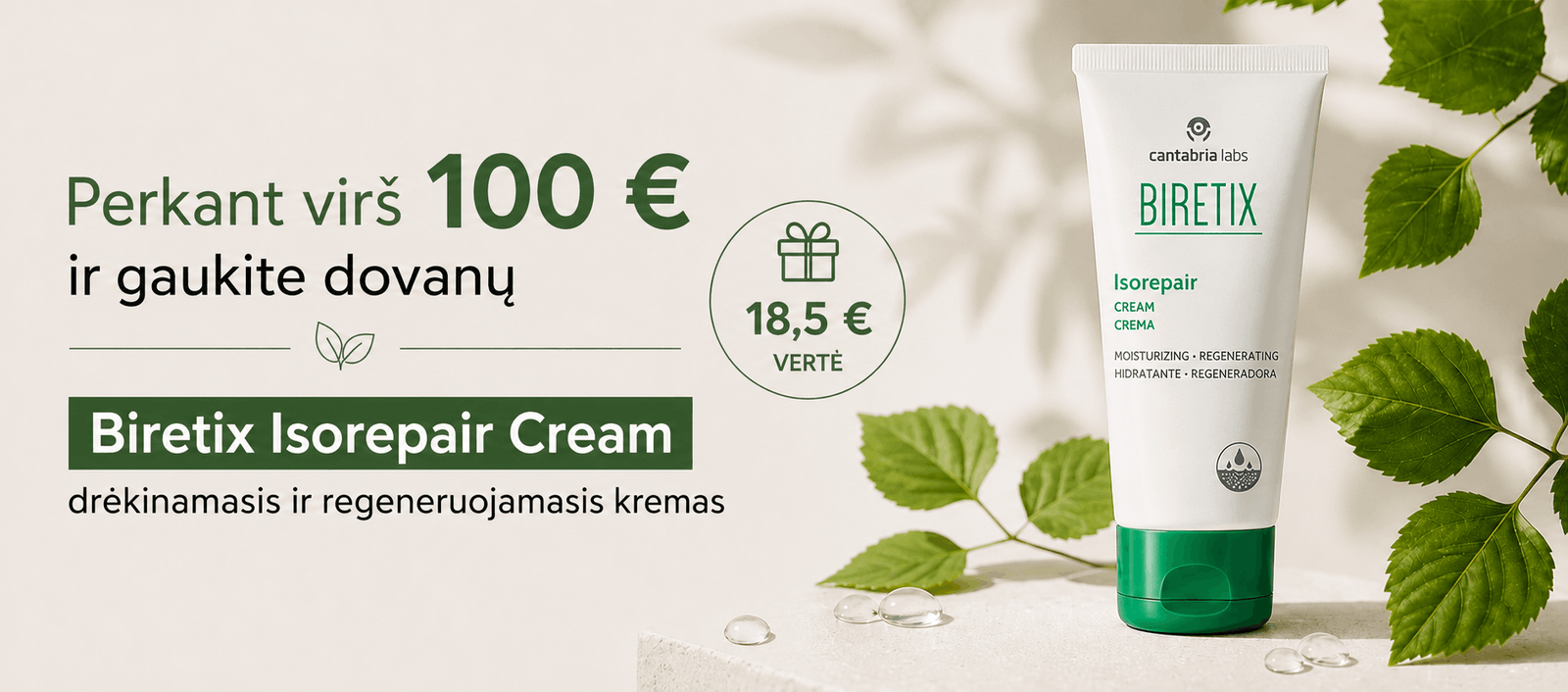 Biretix Isorepair pasiūlymas