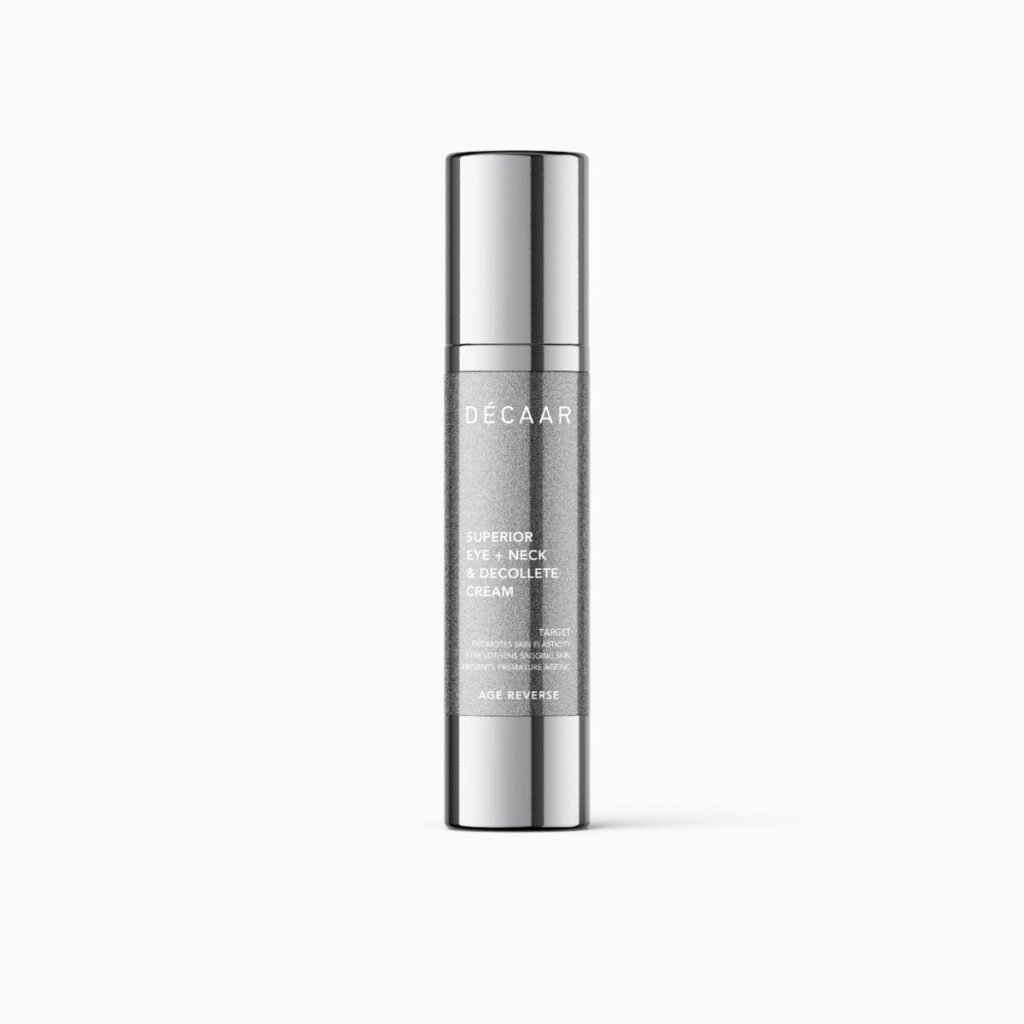 DÉCAAR Paakių, kaklo ir dekoltė kremas brandžiai odai Superior Eye, Neck & Decollete Cream, 100 ml
