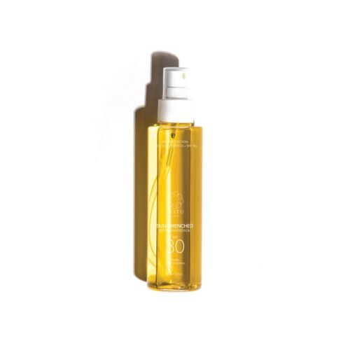 Ariadne Athens Kūno aliejus deginimuisi su apsauga nuo saulės SPF30 Sun Drenched, 150ml