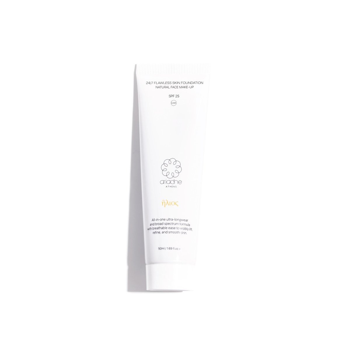 24-7-FLAWLESS-SKIN-FOUNDATION_baf25188-7363-4878-bdf0-8d1343619351 Ariadne Athens Makiažo pagrindas – BB kremas su SPF25, 24/7 Flawless Skin Moisturizer, 50ml