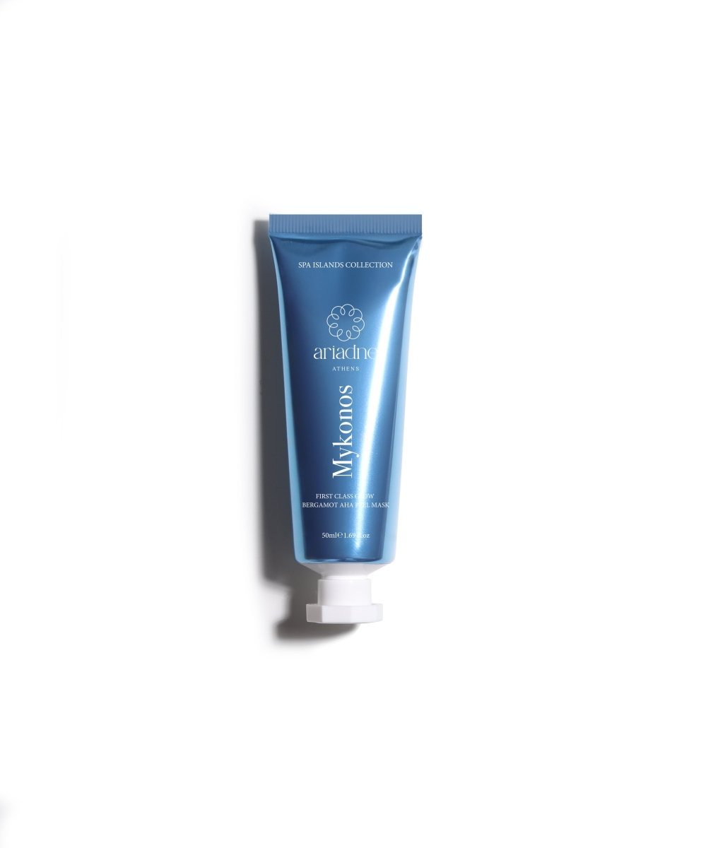 Mykonosspaislands2025 Ariadne Athens Kaukė su AHA ir BHA rūgštimis Mykonos First Class Glow, 50ml