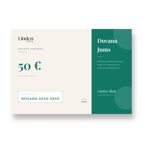 Dovanų kuponas 50 €