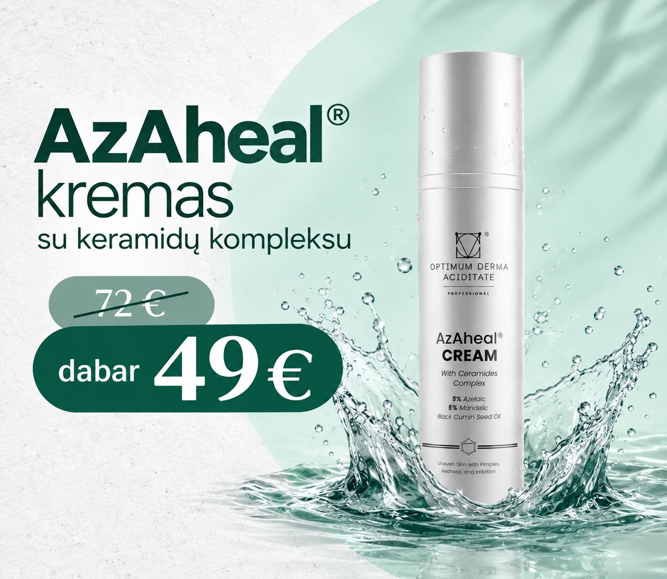 AzAheal kremas su keramidų kompleksu