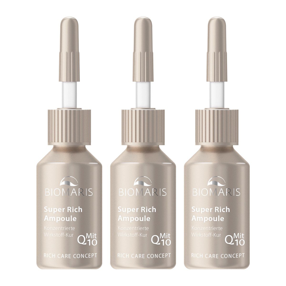 Biomaris Rich Care Concept Super Rich Ampoules atkuriamojo koncentrato ampulės, 3 x 10 ml Biomaris Rich Care Concept Super Rich Ampoules atkuriamojo koncentrato ampulės, 3 x 10 ml