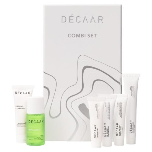 Decaar Combi Set rinkinys po procedūrų riebiai ir mišriai odai: 6 priemonės