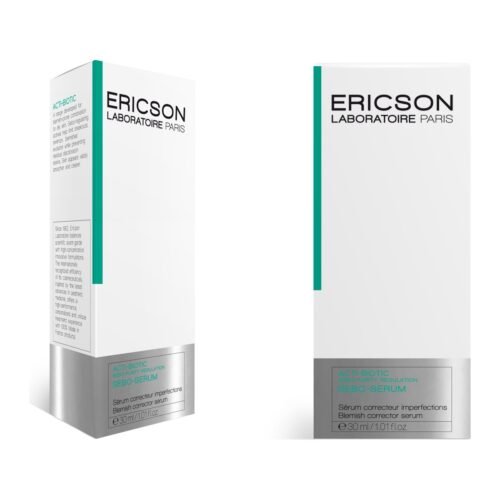 Ericson Laboratoire Acti-Biotic Sebo-Serum korekcinis serumas aknės paveiktai odai, 30 ml