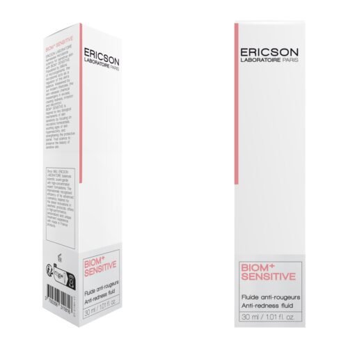 Ericson Laboratoire Biom+ Sensitive Anti-Redness Fluid paraudimą mažinantis fluidas jautriai odai
