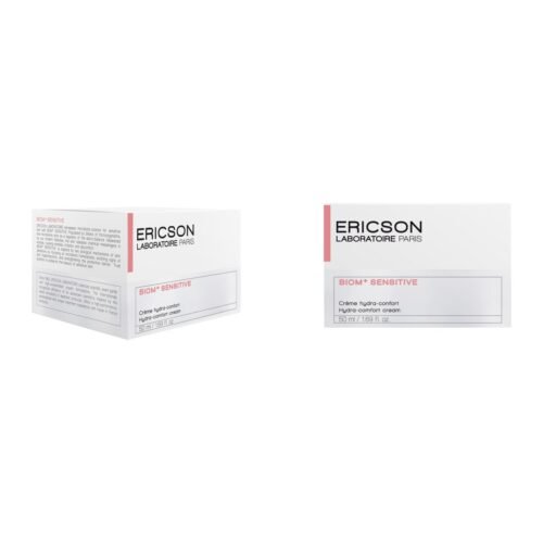 Ericson Laboratoire Biom+ Sensitive Hydra-Comfort Cream drėkinantis kremas raustančiai odai, 50 ml