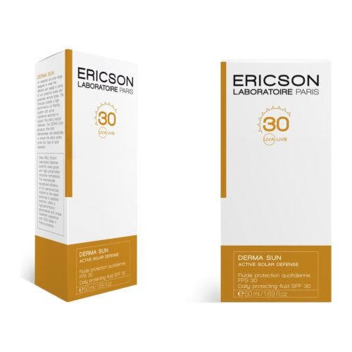 Ericson Laboratoire Derma Sun SPF 30 Daily Protecting Fluid kasdienis apsauginis skystis nuo saulės, 50 ml