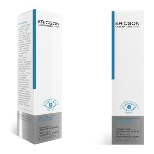 Ericson Laboratoire Eye Zone Global Nutri-Regenerating Cream maitinamasis-atkuriamasis paakių kremas, 15 ml