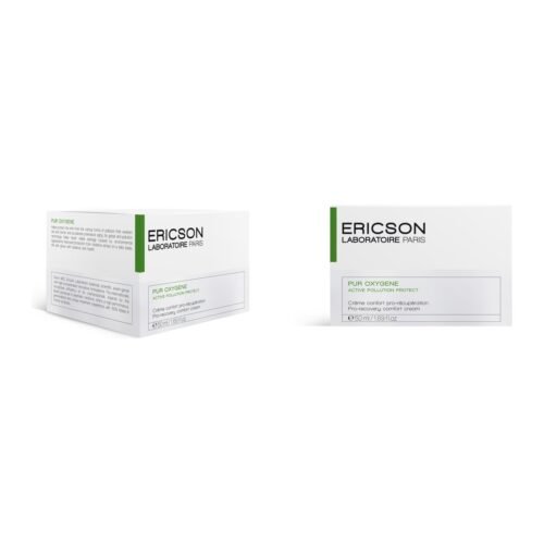 Ericson Laboratoire Pur Oxygene Pro-Recovery Comfort Cream atkuriamasis raminantis veido kremas, 50 ml