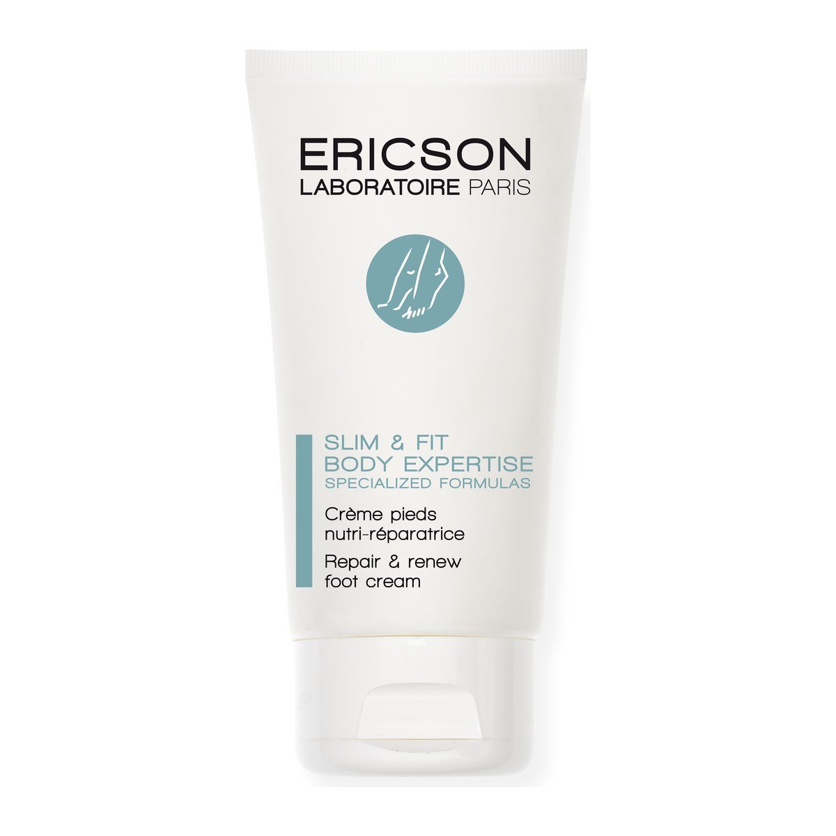 Ericson Laboratoire Slim & Fit Body Expertise Repair & Renew Foot Cream atkuriamasis pėdų kremas, 50 ml Ericson Laboratoire Slim & Fit Body Expertise Repair & Renew Foot Cream atkuriamasis pėdų kremas, 50 ml