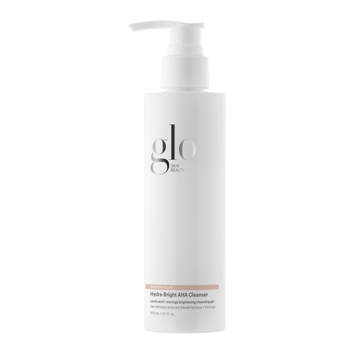Glo Skin Beauty Brighten+Glow Hydra-Bright AHA Cleanser veido prausiklis, 200 ml Glo Skin Beauty Brighten+Glow Hydra-Bright AHA Cleanser veido prausiklis, 200 ml