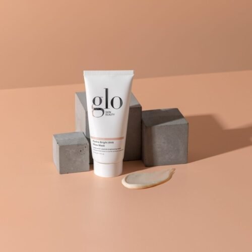 Glo Skin Beauty Brighten+Glow Hydra-Bright AHA Glow Mask švytėjimo suteikianti veido kaukė, 60 ml