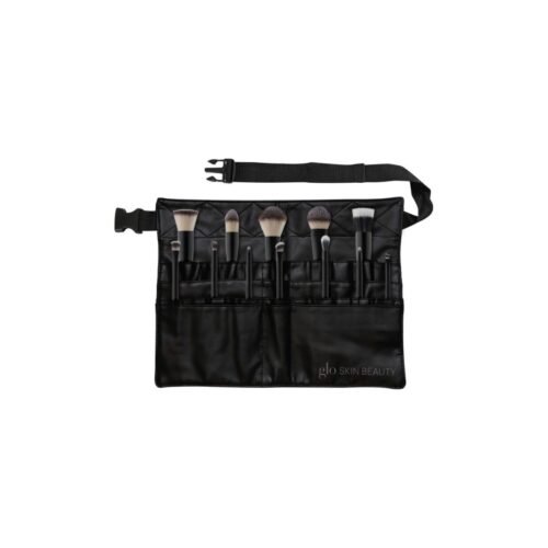 Glo Skin Beauty Brush Belt (Filled) makiažo šepetėlių rinkinys su diržu