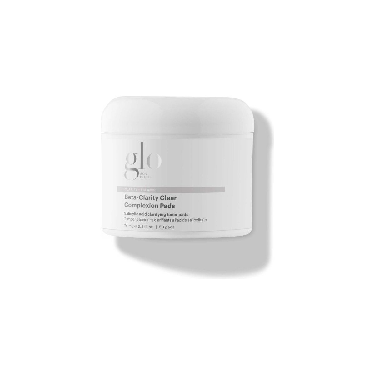 Glo Skin Beauty Clarify+Balance Beta-Clarity Clear Complexion Pads valomieji padeliai, 74 ml (50 padelių) Glo Skin Beauty Clarify+Balance Beta-Clarity Clear Complexion Pads valomieji padeliai, 74 ml (50 padelių)