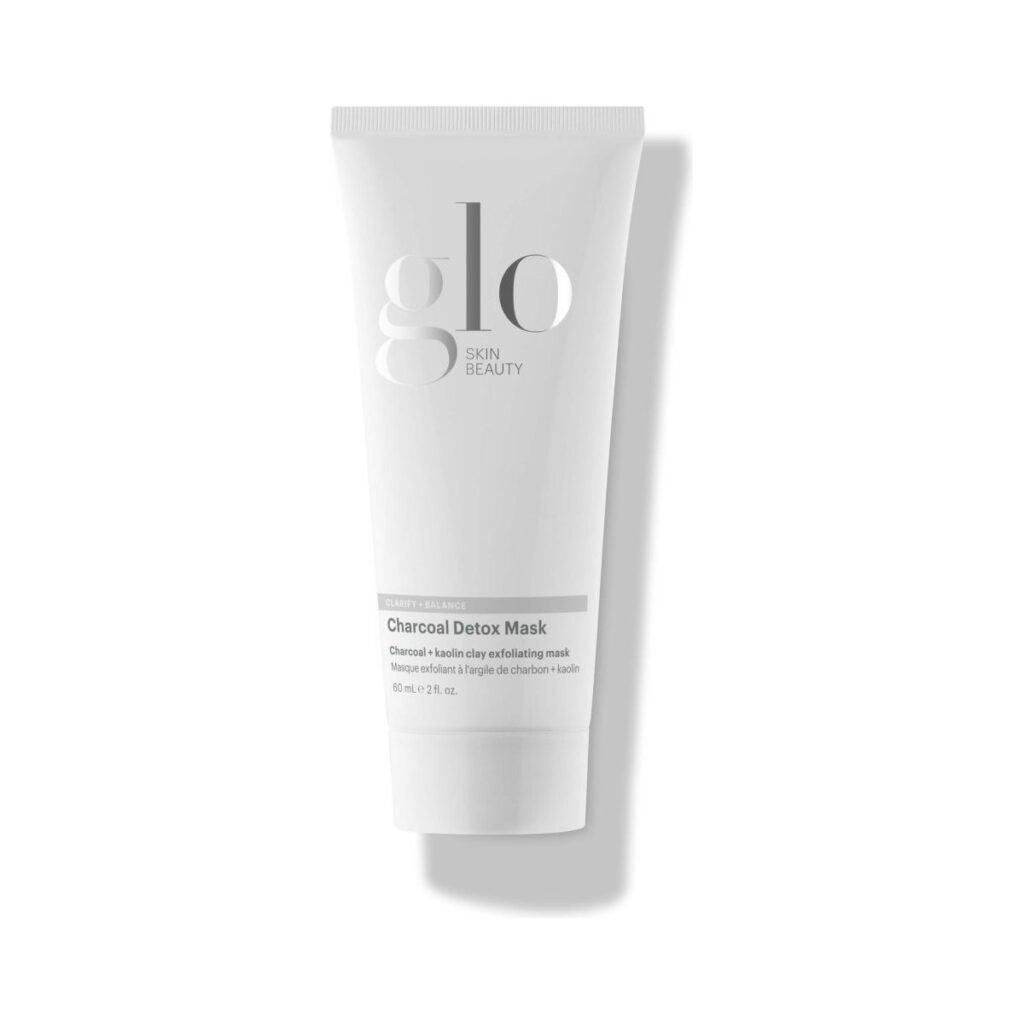 Glo Skin Beauty Clarify+Balance Charcoal Detox Mask detoksikuojanti anglies veido kaukė