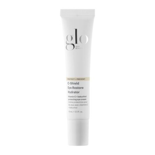 Glo Skin Beauty Protect+Prevent C-Shield Eye Restore Hydrator atkuriamasis akių srities drėkiklis, 15 ml